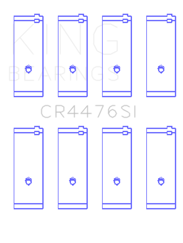 Ford Taunus Connecting Rod Bearing Set - King Engine Bearings - OE-Replacement (Bi-Metal) - `00-`00